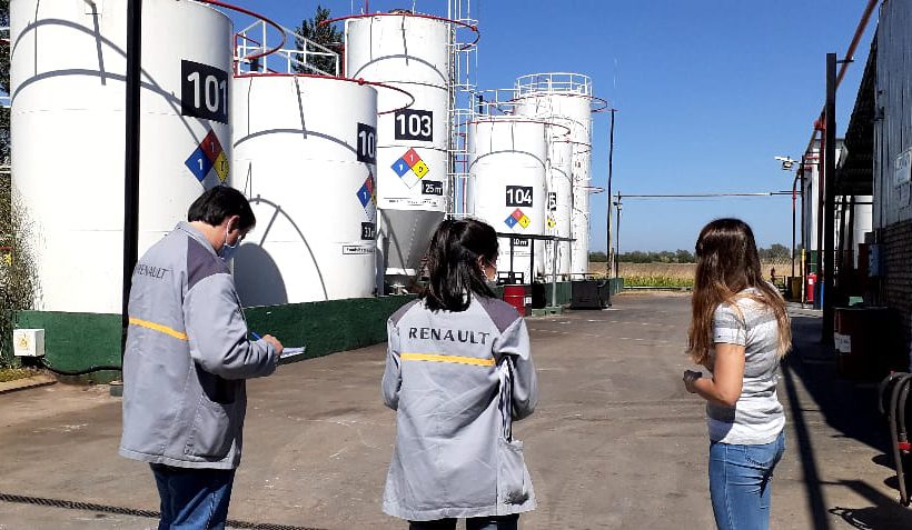 Un equipo de Renault visitó la planta de Córdoba Un equipo de Renault visitó la planta de Córdoba