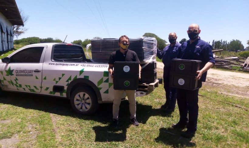 Grupo Quimiguay entregó 20 composteras al municipio de Enrique Carbó Grupo Quimiguay entregó 20 composteras al municipio de Enrique Carbó