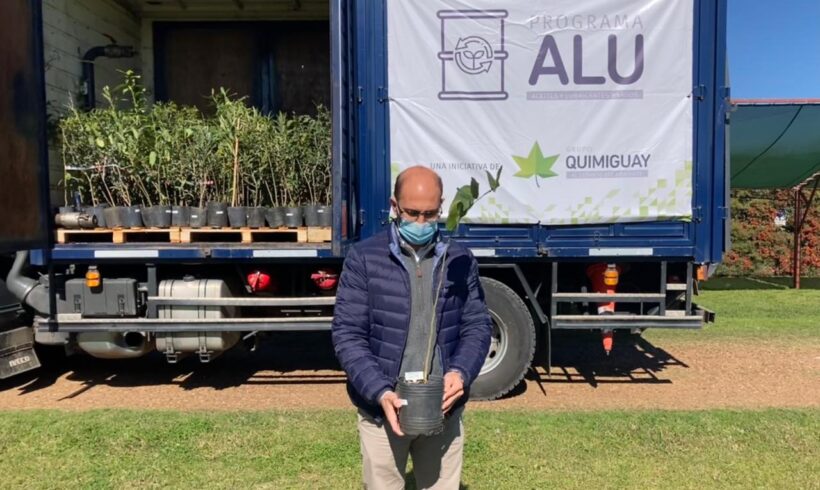 Grupo Quimiguay entregó los primeros plantines del programa ALU