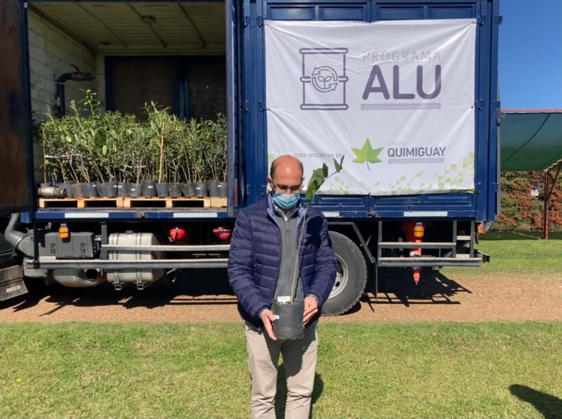Grupo Quimiguay entregó los primeros plantines del programa ALU